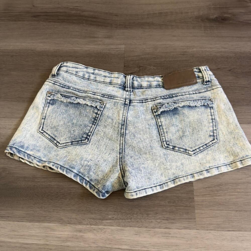 2000s lowrise american flag denim mini shorts - Picture 8 of 8